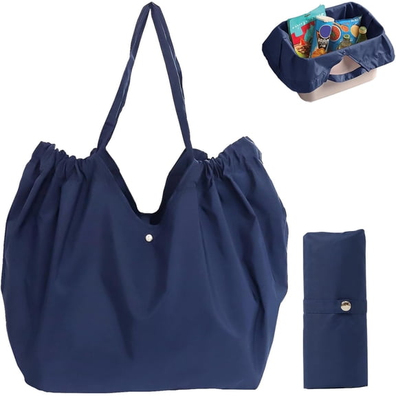 Reusable Grocery Bags, Reusable Shopping Bags, Folding Totes, Stretchable and Shrinkable Bag