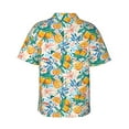 thumbnail image 4 of Xecao Colorful Fruits print Hawaiian shirt - a stylish short-sleeve button-down for men, perfect for casual beach and tropical outings., 4 of 9