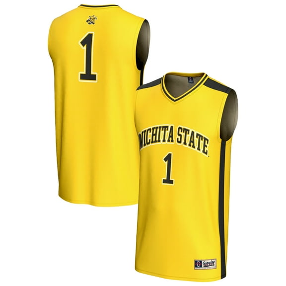 Unisex GameDay Greats #1 Yellow Wichita State Shockers Lightweight Basketball Fashion Jersey