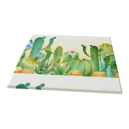 

Decor Wild Cactus Clipart_ Wall Decor Bathroom Canvas Painting Modern Decorations Framed Artwork For Bathroom Bedroom Living Room 20x24in