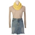 thumbnail image 3 of INSPIRAR CHIC Bufanda de Chiffon Sólido para Mujeres, Ligera, Suave, Transparente, Larga, Envoltura para la Cabeza, Chal, Bufandas, Amarillo Arylide, 68.9x29.5 pulgadas, 3 of 7