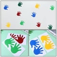 thumbnail image 3 of 20 Pairs Kids Hand Print Wall Stickers Decorative Adhesive Room Decals, 3 of 8