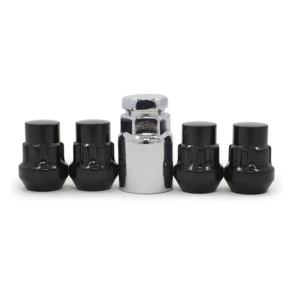 Geelife Locking Lug Nuts Wheel Locks 12x1.5 Black Closed Bulge Acorn Fits Toyota
