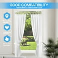 thumbnail image 3 of Gold Tension Curtain Rod – Adjustable 31-49 Inch, No-Drill Spring-Loaded Design, Non-Slip for Windows, Doorways & Bedrooms (1-Pack), 3 of 6
