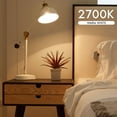 thumbnail image 5 of Luxrite A19 LED Light Bulb 12.5W=100W 2700K 1500 Lumens Non-Dimmable E26 Base Enclosed Fixture Rated Damp Rated ETL 96 Pack, 5 of 7