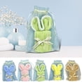 thumbnail image 1 of Toalla de conejo para niños - Toalla de baño con capucha de forro polar suave y orejas de conejo, regalo perfecto de Pascua para bebés y niños pequeños, 1 of 5
