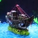 thumbnail image 5 of Kuymtek Hermosos Accesorios Acuario Adorno Barco Naufragio para Cueva Paisaje Acuático, 5 of 9