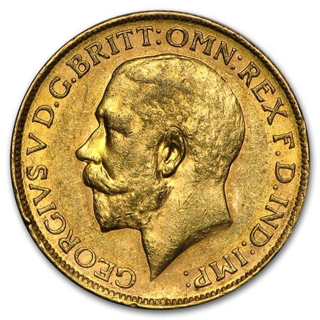 1911-1931 Australia Gold Sovereign George V Avg Circ