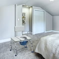 GreenChief Tub Transfer Bench with Commode Padded Shower Chair, 500