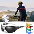 thumbnail image 1 of Gafas de sol antiviento para ciclismo para hombres y mujeres - Gafas deportivas con protección UV y lentes resistentes a arañazos, montura ligera para correr y actividades al aire libre, 1 of 5