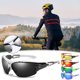 thumbnail image 1 of Gafas de sol antiviento para ciclismo para hombres y mujeres - Gafas deportivas con protección UV y lentes resistentes a arañazos, montura ligera para correr y actividades al aire libre, 1 of 5