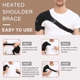 thumbnail image 4 of Heated Shoulder Brace Wrap with Battery,Portable Electric Wireless Heating Pad with Hot Cold Therapy for Left Right Shoulder,Cordless Shoulder Heating Pad for Men Women, 4 of 7