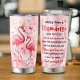 thumbnail image 2 of Flamingo Gifts for Women, Pink Flamingo Tumbler Gifts for Girls Wife Daughter Flamingo Decor Flamingo Coffee Cup Mug Gifts for Birthday Mother's Day Christmas-20OZ Flamingo Tumbler, 2 of 6