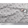 thumbnail image 3 of Soimoi Gray polyester Crepe Fabric Its Always Coffee Time Text Fabric Prints By Yard 42 Inch Wide, 3 of 3