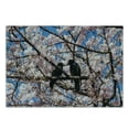 thumbnail image 3 of Black Crow Cutting Board, Photo of Birds on Cherry Blossom Tree Branch, Decorative Tempered Glass Cutting and Serving Board, in 3 Sizes, by Ambesonne, 3 of 5