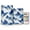 Blue and White Butterfly, variant on Set of 2 Flameless Candles Lights with Remote Control Flickering LED Candles Electric Candles for Home Decor Parties Watercolor Ornate Dragonfly