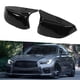 thumbnail image 1 of Tapa De Espejo Retrovisor, Cubierta De Espejo De Puerta Negra Brillante Impermeable, Reemplazo De Moda Para Q50 Q50S 2014+ Para Automóvil, 1 of 7