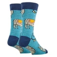 thumbnail image 2 of Oooh Yeah Men's Funny Colorful Crew Socks, Novelty Cotton Socks, Ya Llama Boo, One Size, 2 of 4
