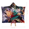 thumbnail image 2 of My Hero Academia Wearable Blanket Cloak Arctic Velvet Hooded Blanket Soft Fuzzy Hoodie Blanket Cape for Adults Kids 50"x60", 2 of 8