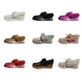 thumbnail image 5 of Women’s House Slippers Moccasins Slip On Micro Suede Faux Fur Lined Indoor & Outdoor, 5 of 5