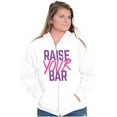 thumbnail image 3 of Funny Workout Weights Before Dates Zip Hoodie Sweatshirt Women Brisco Brands S, 3 of 5