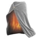 thumbnail image 1 of Manta calefactora calentada chal envolvente lavable manta usable para acampar oficina hogar, 1 of 14