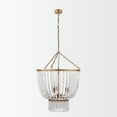 thumbnail image 2 of Mercana Rhone Gold Metal And Wood Beaded Chandelier, 2 of 11