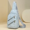 thumbnail image 3 of Riñonera Retro para mujer, riñonera informal de cuero PU, bolsa de viaje al aire libre con múltiples bolsillos, 3 of 9