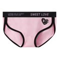 thumbnail image 2 of TFEOQRY Briefs Underwear for Women Cotton Mid Waist Comfortable Underwear Breathable Trendy Love Briefs Pink, 2 of 3