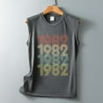 thumbnail image 4 of Pompotops T-Shirt Sans Manches à Col Rond Imprimé Décontracté pour Femmes, 4 of 5