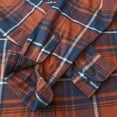 thumbnail image 6 of Dubinik® Mens Flannel Shirts Long Sleeve Button Down Casual Work Plaid Shirt Men All Cotton Soft with Pocket Regular Fit, 6 of 7