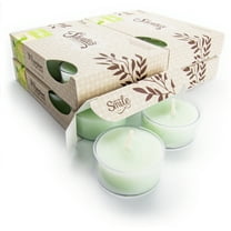 Cucumber Melon Tealight Candles Bulk Pack - 24 Green Premium Scented Tea Lights - Natural Oils - Shortie's Candle Company