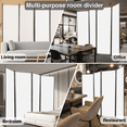 thumbnail image 2 of Room Divider Portable Room Dividers and Folding Privacy Screens, 88'' W Fabric Divider for Room Separation, 4 Panel Partition Room Dividers Freestanding Wall Divider Screen for Dorm Studio Office., 2 of 6