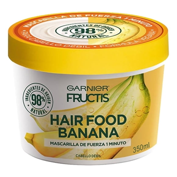 Mascarilla para cabello Garnier Fructis hair food banana cabello débil 350 ml