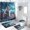 Pattern-2, variant on Wolf 4 Pcs Shower Curtain Set Winter Snowy Forest Pine Tree Nature Landscape Bath Curtain for Bathroom Waterproof Fabric Bathroom Decor Set, 72x72 Inch