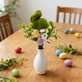 thumbnail image 6 of AZXY 10" Easter Flocked Bunny Floral Picks with Colorful Eggs, Artificial Greenery Flower Stems for Spring Home Decor, Easter Tree Decor, Table Centerpieces, and Vase Arrangements, 6 of 6