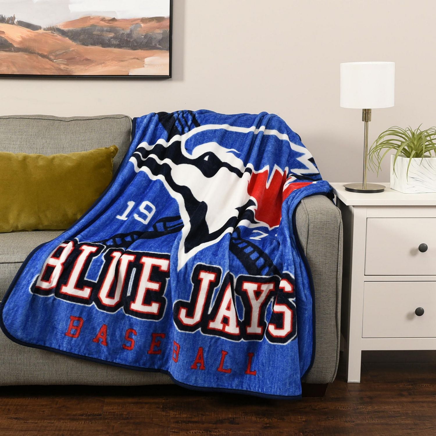 MLB Toronto Blue Jays Plush Blanket (50"x60") by Nemcor
