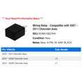 thumbnail image 2 of Wiring Relay - Compatible with 2007 - 2011 Chevy Aveo 2008 2009 2010, 2 of 2