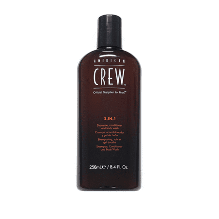 American Crew 3-In-1 Shampoo, Conditioner And Body Wash 8.4 Oz