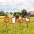 thumbnail image 4 of Outdoor Garden Decoration Metal Rusting Animal Decoration Garden Pile Spring Decoration Courtyard Art Welcome Sign Outdoor Garden for 60 Graduation Sign Yard Signs Customized Happy Birthday Large, 4 of 7