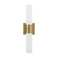thumbnail image 2 of Livex Lighting Aero 2-Light Twist Lock Metal ADA Vanity Sconce in Black, 2 of 7