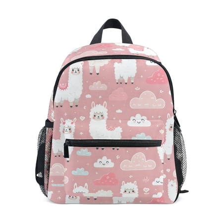 ALAZA Funny Llama and Clouds School Backpack Small Bookbag Mini Bags