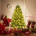 thumbnail image 2 of Patiojoy 6' Artificial Green PVC Christmas Fir Tree w/ Metal Stand, 2 of 10