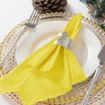 thumbnail image 5 of QZS Soft Linen Napkins,Washable Handmade Cloth for Lunch Dinner,Reusable Rustic Napkins Decorations for Wedding Party,6Pcs,16.5x16.5 inches, 5 of 6