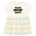 thumbnail image 3 of Inktastic Black History Month Every Day Girls Baby Dress, 3 of 5