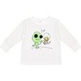 thumbnail image 3 of Inktastic Alien and Astronaut Kitty Cat Boys or Girls Long Sleeve Toddler T-Shirt, 3 of 5