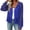 Blue1, variant on Women's Plus Size Chiffon Long Sleeve Open Front Cardigans Casual Summer and Fall Lightweight Loose Duster Cover Up with Pockets