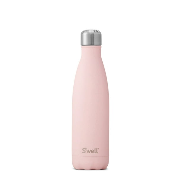 S'well Vacuum Insulated Stainless Steel Water Bottle, Pink Topaz, 17 oz -  Walmart.com