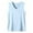 05#Light Blue, variant on Mens Ice Silk Tank Tops V Neck Summer Plus Size Sports Muscle Training Sleeveless Shirt Running Undershirts