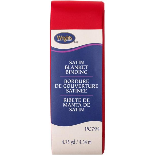 Wrights Satin Blanket Binding 4.75yd Scarlet